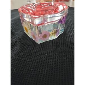 Handmade Resin Heart Shaped Box Valentines Gift Decoration  701